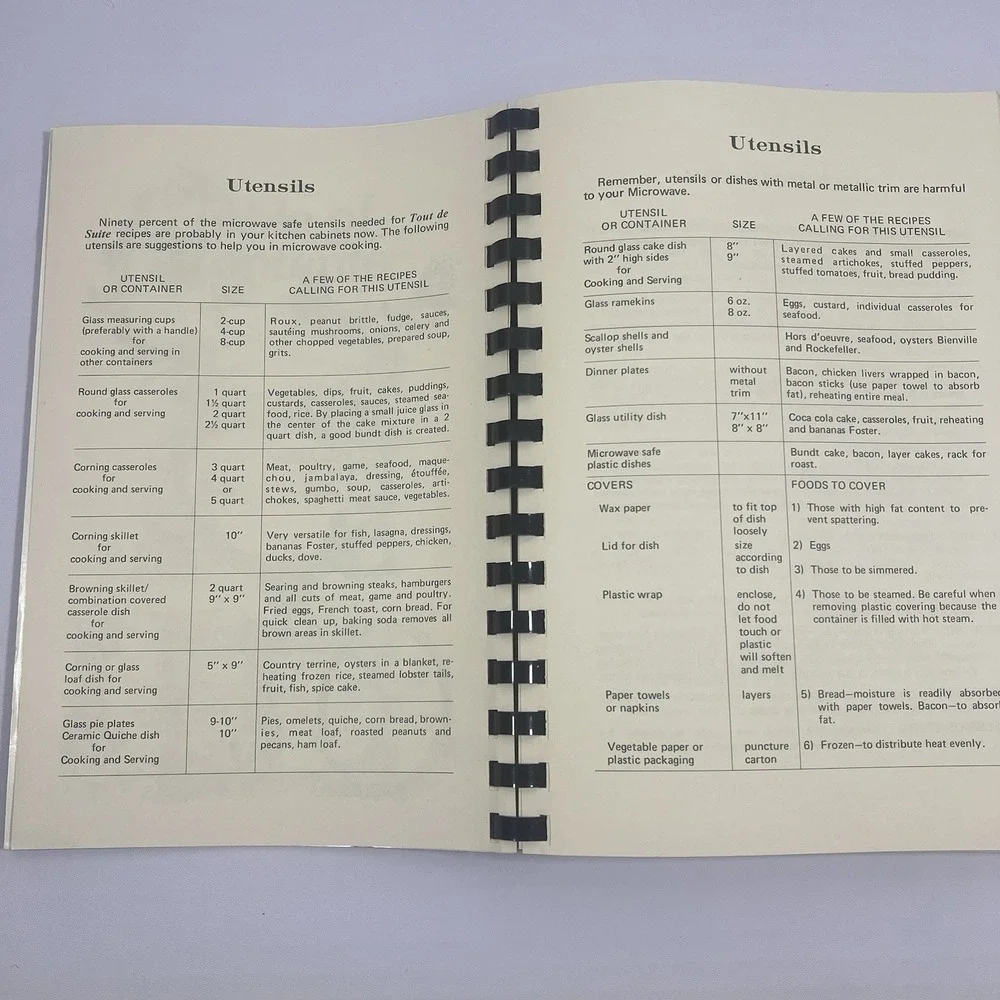 Tout de Suite a la‎ Microwave II : Mexican, Italian, French Recipes Spiral book